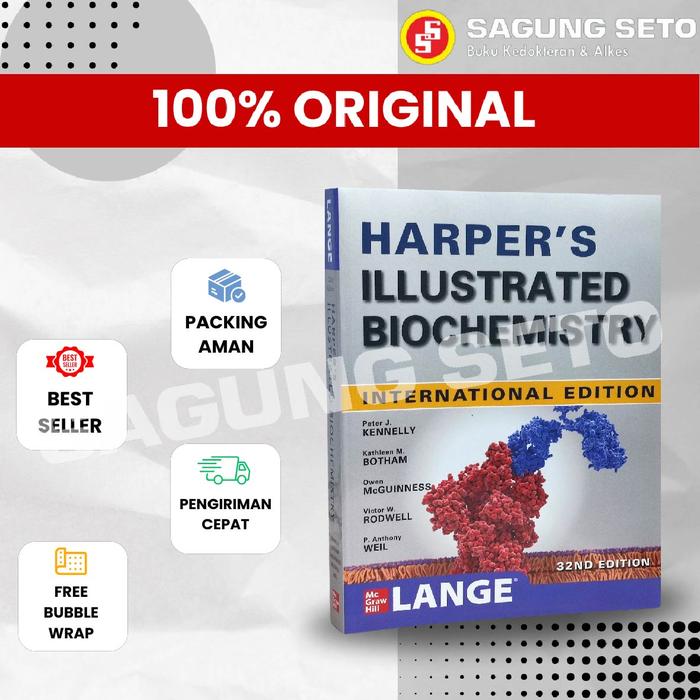 Gambar HARPERS ILLUSTRATED BIOCHEMISTRY 32 EDITION / BIOKIMIA HARPER dari sagungseto undefined Tokopedia