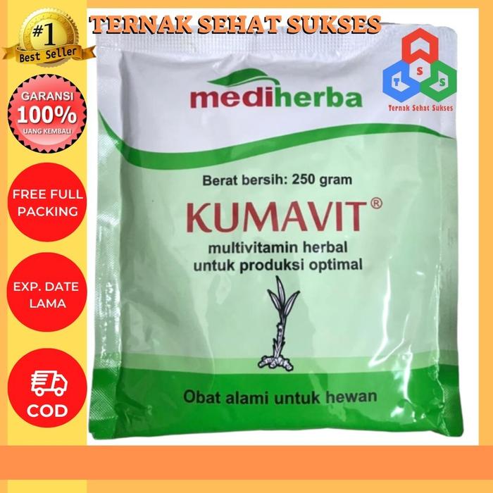 Gambar KUMAVIT 250 gram - Herbal Penambah Nafsu Makan Hewan Kurkuma Ayam - 1 dari Ternak Sehat Sukses undefined Tokopedia