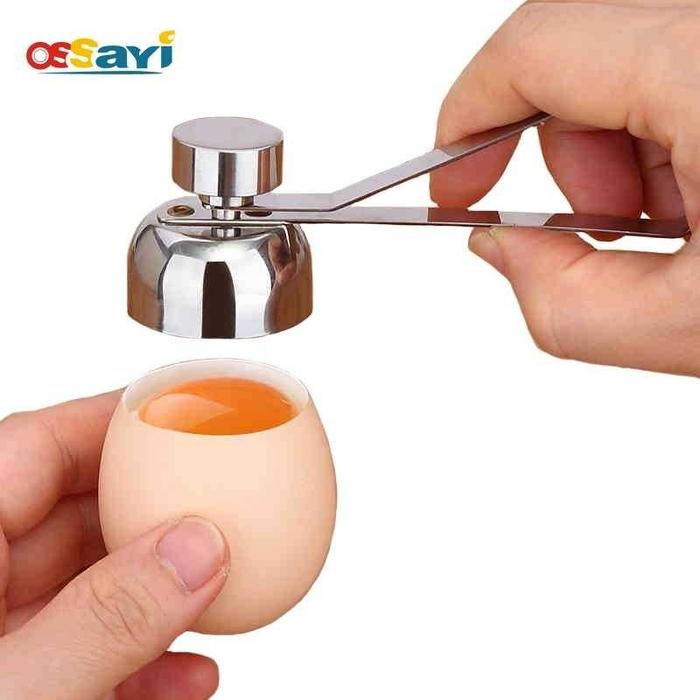 Gambar COD Alat Palu Pembuka Pemecah Pengupas Cangkang Kuning Putih Telur Ayam Bebek Mentah Rebus Egg Topper Opener Otomatis Praktis Portable Ossayi - Silver dari AEP STORE_NEW undefined Tokopedia