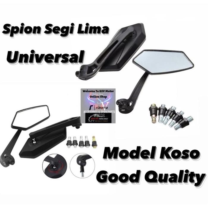 Gambar Spion Motor Variasi Model Koso Segi Lima Universal Semua Motor Good Quality #autocare - Not Specified dari GSV AUTOCARE undefined Tokopedia