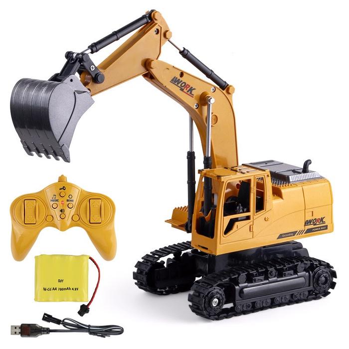 Gambar 【GIGITOY】2.4G  Remote Control Besar Diecast Model Paduan Excavator mobil truk remote control Simulasi kendaraan rekayasa anak - Excavator dari PIKYO INDONESIA undefined Tokopedia