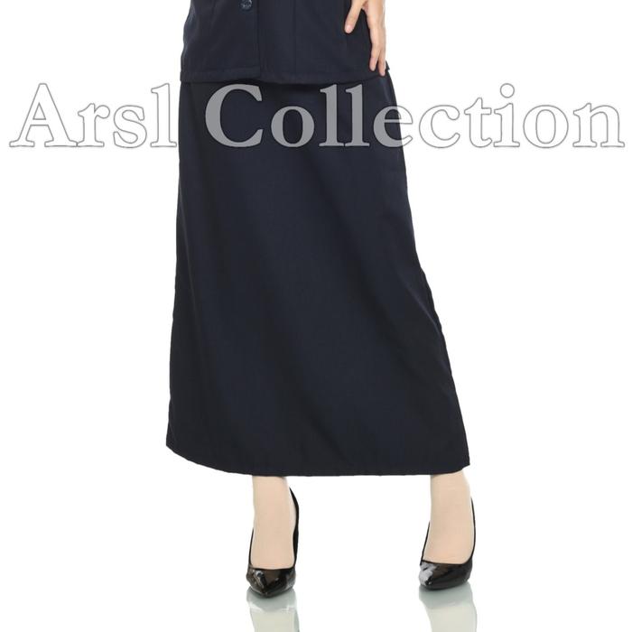 Gambar Batik Korpri Wanita Baju Korpri Wanita Kemeja Dinas Korpri Wanita/Cewek Rok Hitam Celana hitam Wanita Terbaru - Rok Hitam Wnt, XL dari Arsl Collection undefined Tokopedia