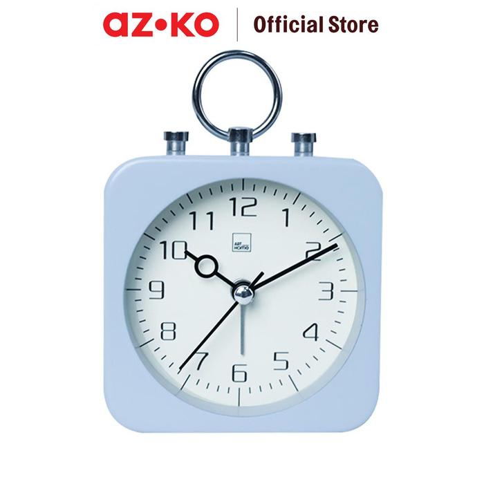 Gambar AZKO Arthome 8.5 cm Jam Weker Ring Ns8149 Alarm Clock Waker Clock Jam Alarm Analog Dekorasi Kamar Tidur - Biru dari AZKO ID undefined Tokopedia