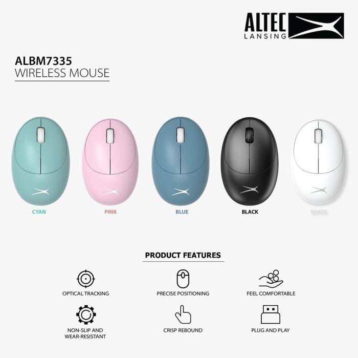 Gambar Altec Lansing Mouse Wireless Dual Mode ALBM7335 dari MANDIRI Com Store undefined Tokopedia
