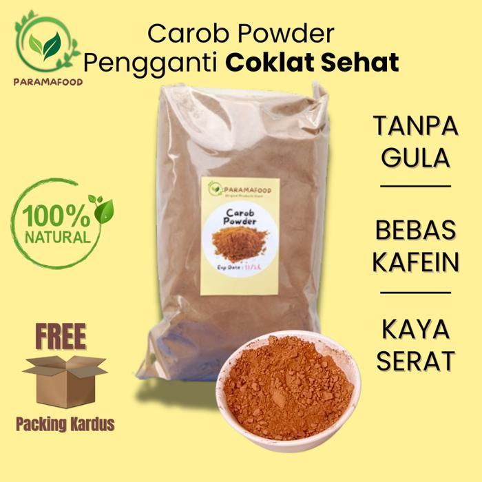 Gambar Carob Powder (Pengganti Cocoa Powder Bubuk Coklat ) 1000 gram 500 gram 250 gram - 250 gram dari VelvetID undefined Tokopedia