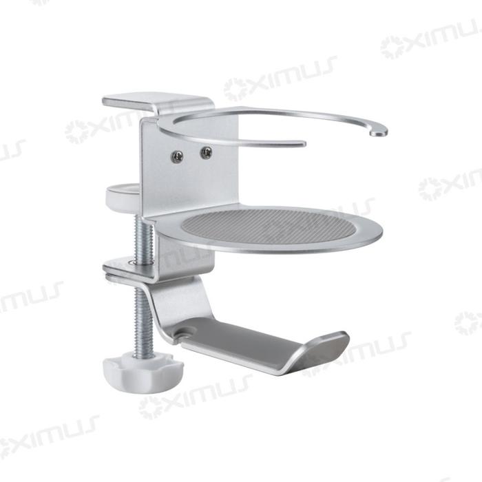 Gambar Headphone Hanger Glass Cup Holder Deskmount Jepit Meja OXIMUS C70S Aluminium Accessories Headset Earphone Bass - C70S dari Oxihom undefined Tokopedia