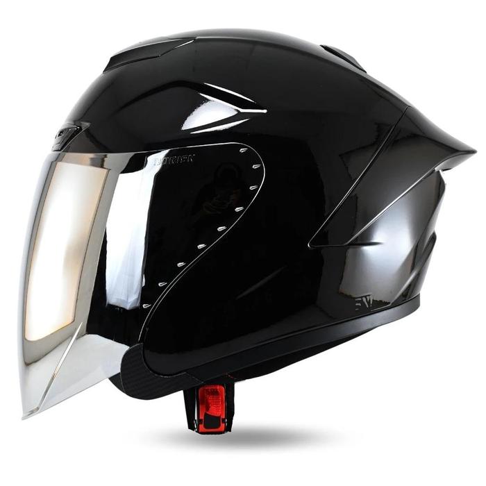 Gambar JITSU HELM J-STRIKE SOLID | JSTRIKE - HALF FACE - Black gloss, XL dari Bli Helm undefined Tokopedia