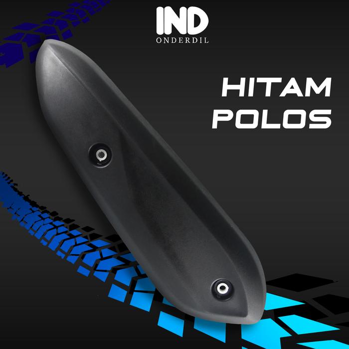 Gambar IND Onderdil Cover-Tutup-Tameng Pelindung Knalpot Beat Pop FI/F1/Fuel Injection/Injeksi ESP - Black dari IND Onderdil undefined Tokopedia