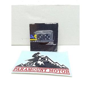 Gambar tutup pentil ban motor sepeda mobil model dadu full cnc - DADU HITAM dari Paramount motor undefined Tokopedia