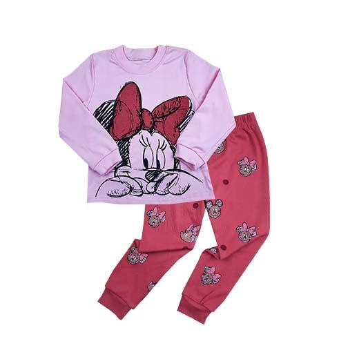 Gambar Setelan Baju Tidur Piyama Anak Karakter Frozen Snow White Pink Minnie - BZ Pink Minnie, S dari Tit Tot Kids undefined 3 Tokopedia