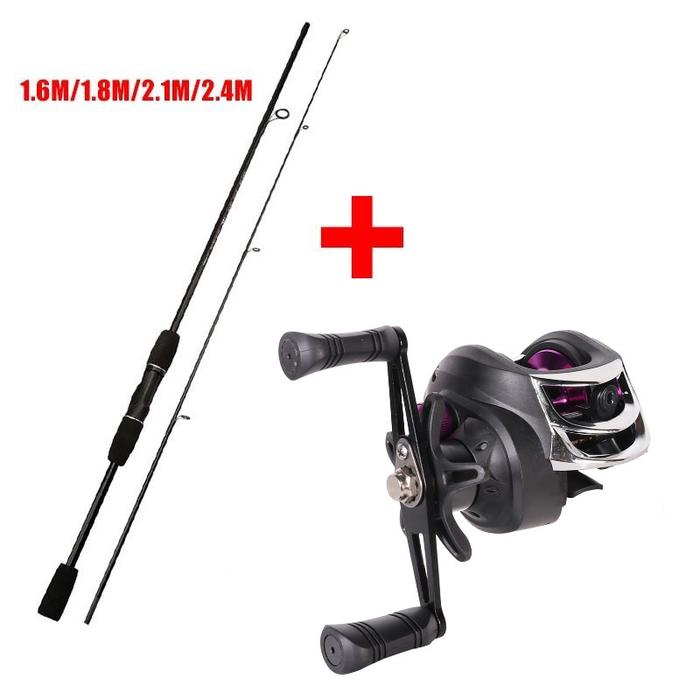 Gambar Set Pancing Lengkap Murah Pancing 1 Set Lengkap Kuat COD Set Alat Pancing Murah Pancing 1 Set Murah Dan Kuat 1.65m 1.8m 2.1m 2 Bagian Pancing Dengan Gulungan Casting Pancing Berputar Seri Joran Pancing Kombo Fishing Set - Ungu(kiri), 1.6m dari Galaxy Planet undefined Tokopedia