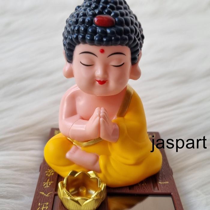 Gambar Boneka Pajangan Hiasan Kue Bobble Head Goyang Solar Dashboard Mobil Cake Top Buddha Budha - JLT 002 dari Jaspart undefined Tokopedia