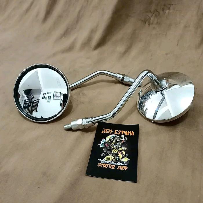 Gambar Spion bulat Uwinfly T3 / Exotic sprinter prime / aksesoris motor listrik - chrome dari Jen espana undefined Tokopedia