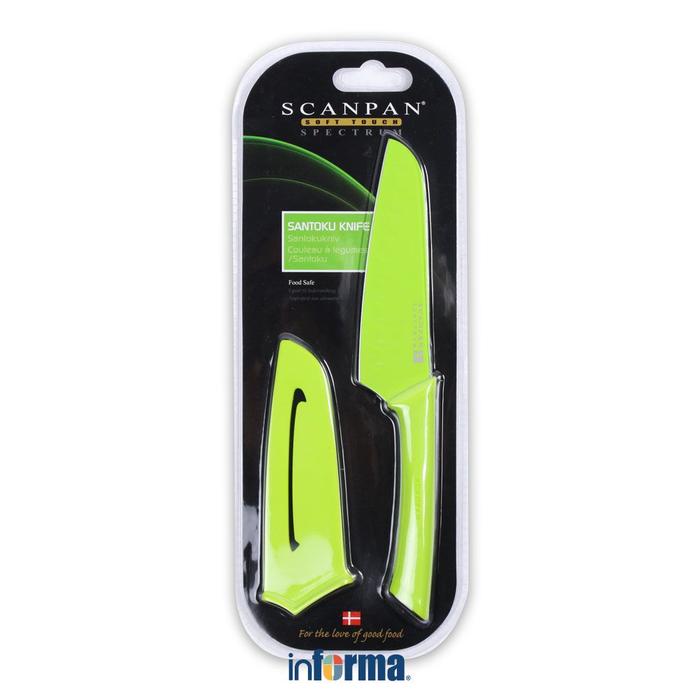 Gambar SCANPAN 14 CM SPECTRUM PISAU SANTOKU - HIJAU dari Informa Indonesia undefined Tokopedia