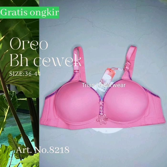Gambar BRA BH OREO 8218 TANPA KAWAT BUSA TEBAL CUP C SIZE 36 - 44MOTIF KAIT 3 - 36, 1 pcs dari Trias Underwear undefined Tokopedia