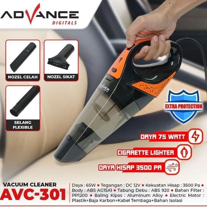 Gambar Advance Vakum Vacuum Cleaner AVC-301 Penyedot Debu Portable Wireless dari SOLO MICRO undefined Tokopedia