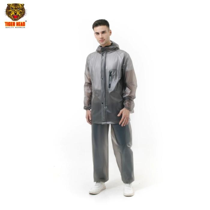 Gambar ISTANA Jas Hujan Stelan Backpack / Ransel Big Summit By Tiger Head 68380 Original - Abu-abu HS2 - Abu-abu dari Helly Sparepart undefined Tokopedia