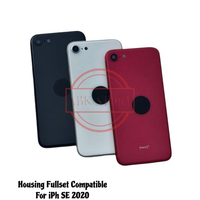 Gambar BACK CASING - HOUSING FULLSET FOR IPHONE SE 2020 HIGH QUALITY - White - White dari Original Spareparts Hp undefined Tokopedia