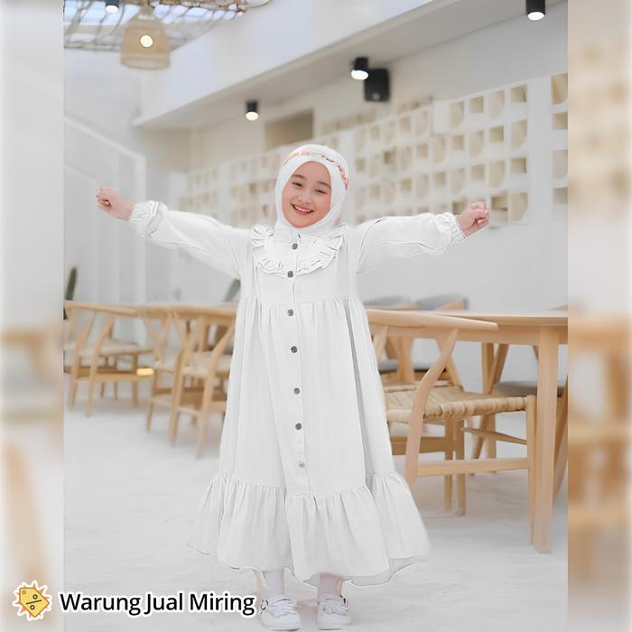 Gambar Baju Gamis Anak Perempuan 2-12 Tahun Dress Anak Perempuan CRINKLE AIRFLOW Baju Anak Muslim Hijab Jilbab Kerudung Set Baju Gamis Anak Harian Pesta 1 Lebaran 3 Manasik 4 Putih 5 Sage 6 Fashion 7 Trendy 8 Terbaru 9 Usia 10 Umur 11 Kelas 13 - White, S (2-3 tahun) dari sultan & sultanah undefined Tokopedia