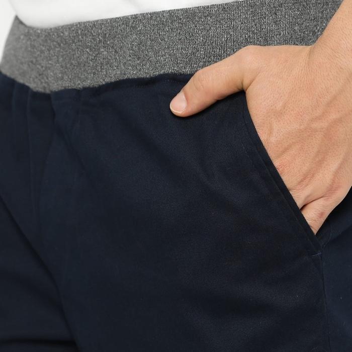 Gambar Code Male Chino Stretch Pendek Pria Biru Navy Relax Fit Knox Series - Knox Biru Navy, L dari Code Male undefined Tokopedia