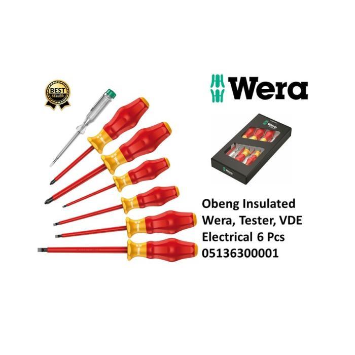 Gambar Wera 05136300001 - Obeng Testpen Listrik Screwdriver Electrical VDE 6 Pc dari WERATOOLS INDONESIA undefined Tokopedia