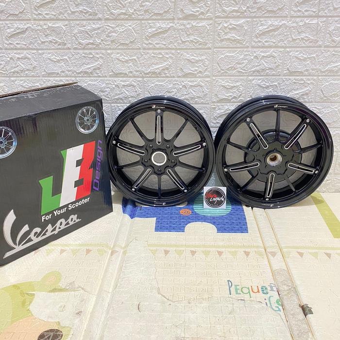 Gambar Velg JB Design type X1 model drag vespa sprint primavera - Black dari Scooteraja undefined Tokopedia