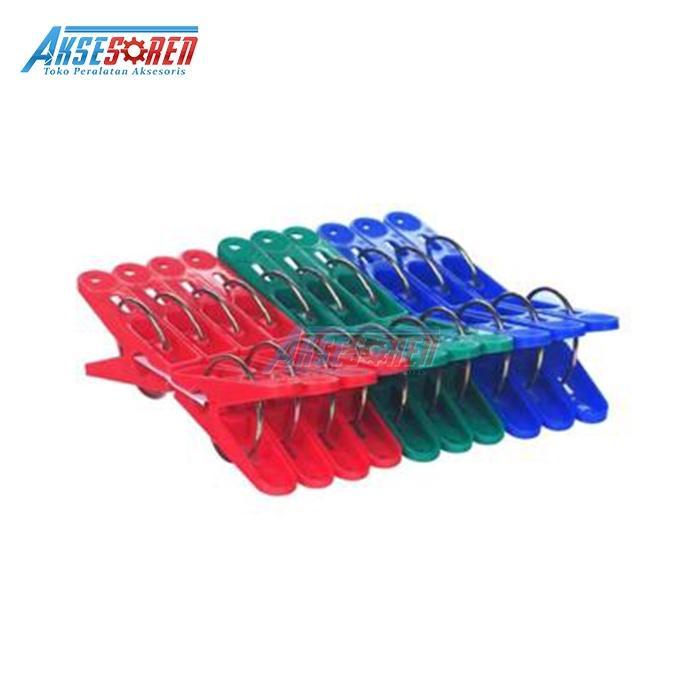 Gambar JEPIT JEMURAN LION STAR LIVINA [JB-1/20 PCS] / JEPITAN PAKAIAN / PENJEPIT CELANA / LOUNDRY CLIP / JEPIT JEMURAN ANTI KARAT / JEPIT PLASTIK TEBAL - JB-01 dari Gratulis undefined Tokopedia