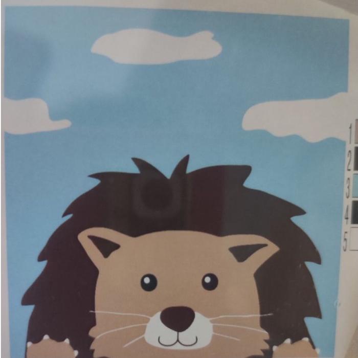 Gambar SURIA MAKASSAR | KANVAS LUKIS ANAK FULL SET  20X20 CM ALAT LUKIS / CANVAS LUKIS / GAMBAR / MELUKIS BINATANG - Singa dari suriamakassar undefined Tokopedia