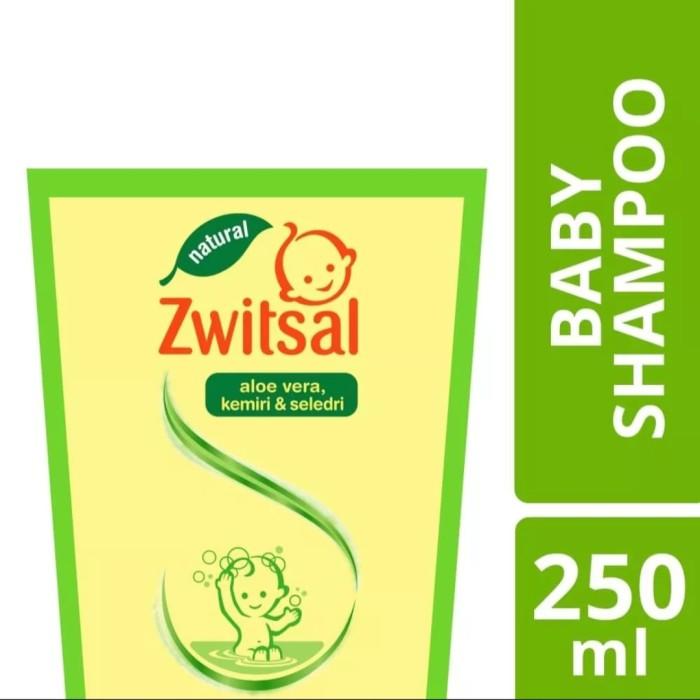 Gambar zwitsal baby natural shampoo Refill 250ml 450ml Aloe Vera kemiri seledri (AVKS) - Refill 250ml dari Peony Kids Store undefined Tokopedia