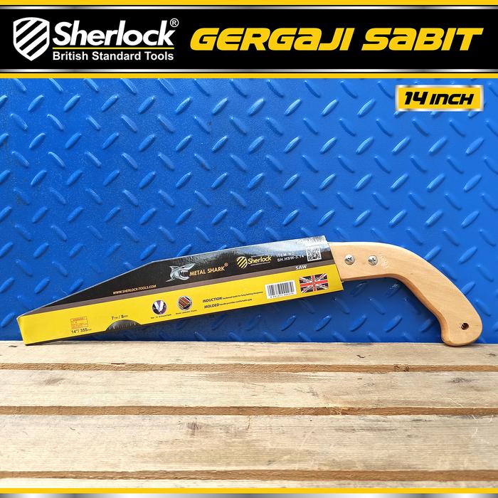 Gambar Gergaji Dahan Kopi Lengkung Baja Mn 65 siap pakai 14 Inch Sherlock - Sabit 14 Inch dari sherlock tools undefined Tokopedia