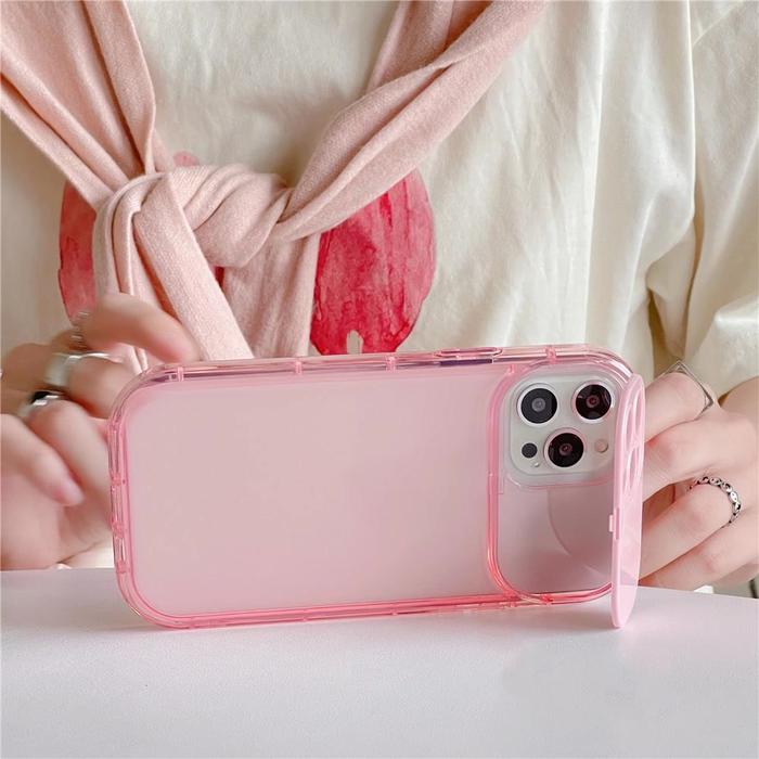 Gambar CASE COMPATIBLE FOR IPHONE 11 11 PRO 11 PRO MAX 7 8 PLUS X XS XR CASING TRANSPARANT MAKE UP CERMIN MIRROR PELINDUNG KAMERA SILICONE COVER WARNA WARNI FULL COVER EDGE - WINDOW MIRROR PEACH, IP XR dari Jualmurahdotcom_NEW undefined Tokopedia