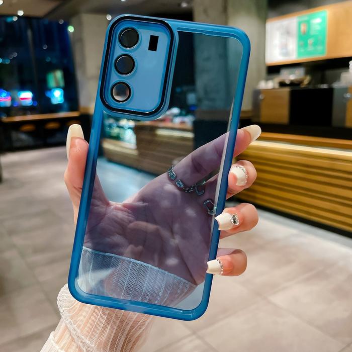 Gambar Soft Case Shining New Pure Color Shockproof Soft Clear Disertai Lens Guard Pelindung Lensa Kamera Kompatibel Untuk Iphone 7 Iphone 8 Iphone SE2 SE3 Iphone 7 Plus Iphone 8 Plus Iphone X Xs Iphone XR Iphone Xs Max Iphone 11 Iphone 11 Pro Iphone 11 Pro Max - Blue, Ip7/8/SE2/SE3 dari Crecent Store undefined Tokopedia