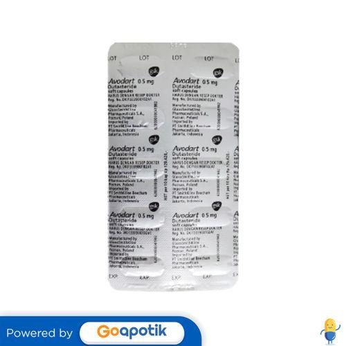 Gambar AVODART 0.5 MG STRIP 10 KAPSUL dari Apotek Kosambi By GoApotik undefined Tokopedia