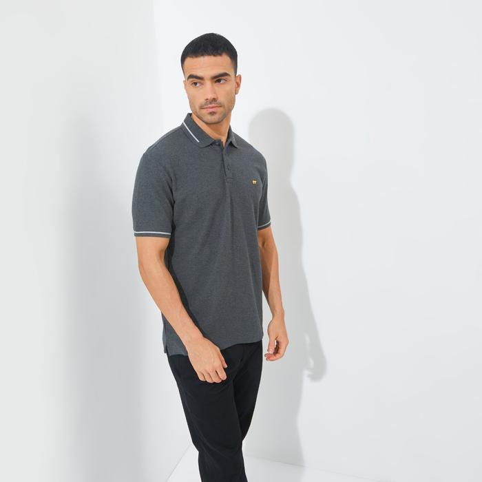 Gambar Jack Nicklaus Hubert Polo Shirt Pria Regular Fit Dark Grey - Dark Grey, S dari Jack Nicklaus Official Kota Depok Tokopedia