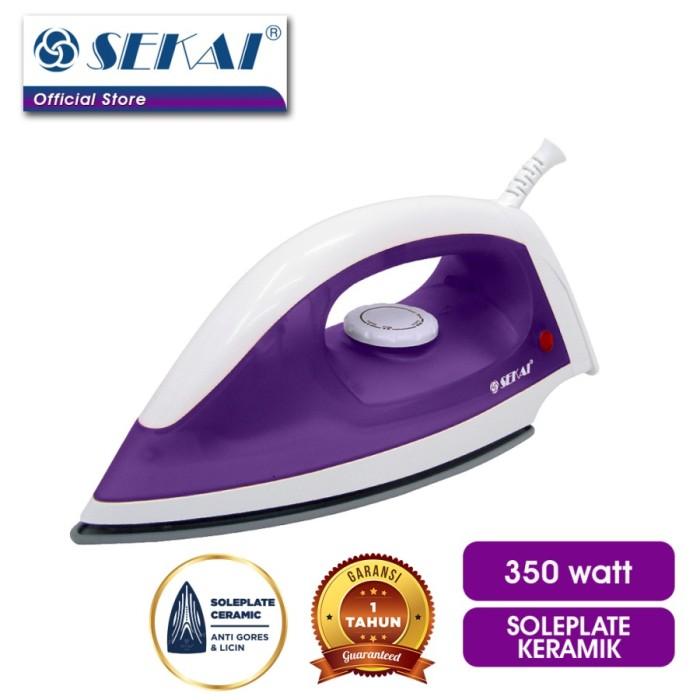 Gambar SEKAI Setrika Listrik Ceramic - DI 888 - Ungu dari Utama Electronic undefined Tokopedia