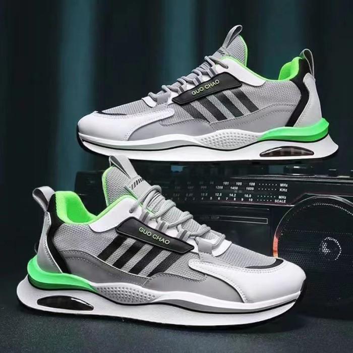 Gambar Sepatu Pria Casual Sneakers Pria Import Sepatu Sports & Casual Shoes Sport - White Green, 39 dari ARR Store Indonesia undefined Tokopedia