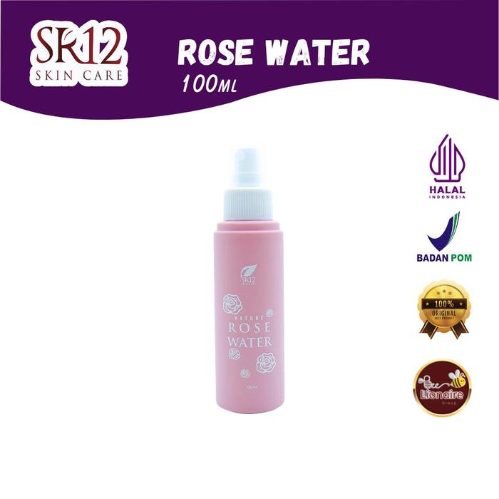 Gambar Sr12 Nature Rose Water Membantu Menjaga Make Up Tahan Lama - ROSE WATER 100ML dari SR12 BEAUTY SHOP undefined Tokopedia
