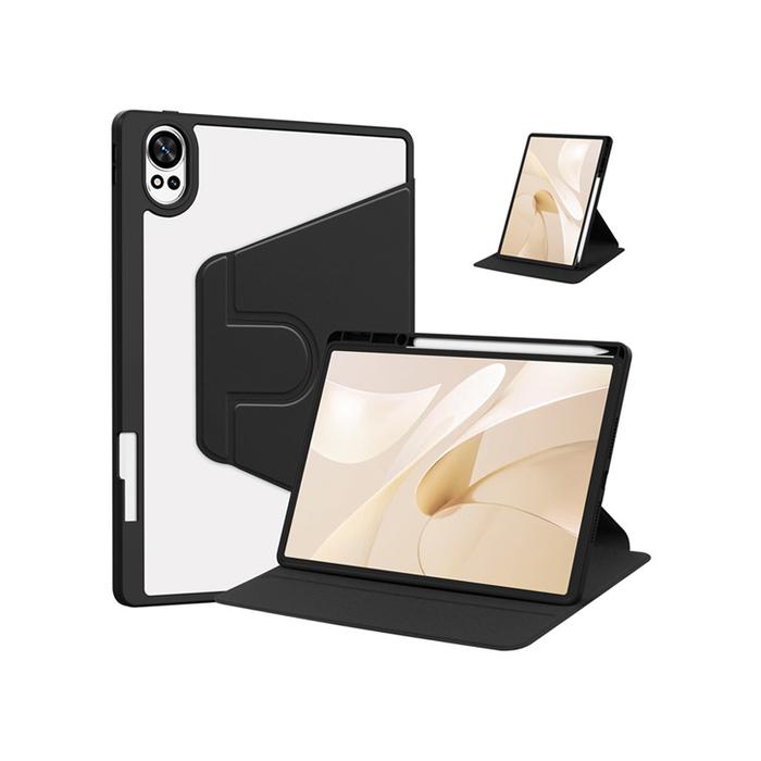 Gambar Case For Huawei MatePad 12 X 12X 2024 WiFi PaperMatte Tablet PC 12.0" Flipcase Acrylic Stand Rotating 360 Cover Slot Pen Kesing Putar Akrilik Clear Transparent Bonus Stylus Sticker Aesthetic Casing Softcase - Black dari Maxxi Store_NEW undefined Tokopedia