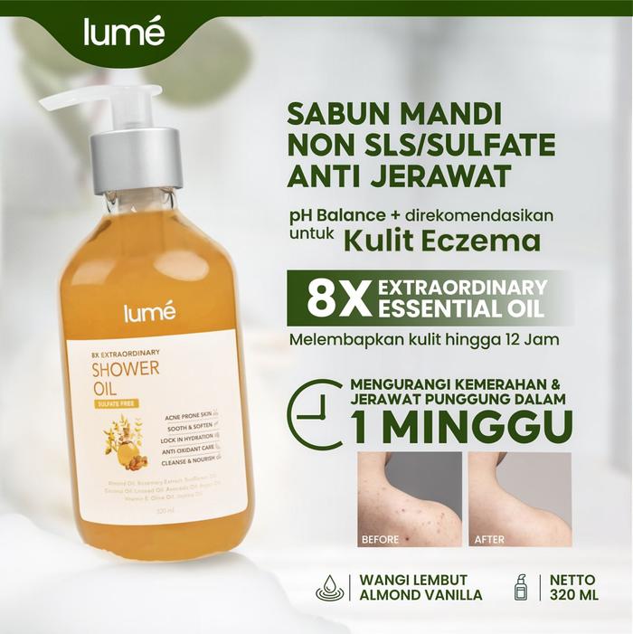 Gambar Lume 8x Extraordinary Shower Oil 150ML Sabun Mandi dari lumecolors jogja undefined Tokopedia