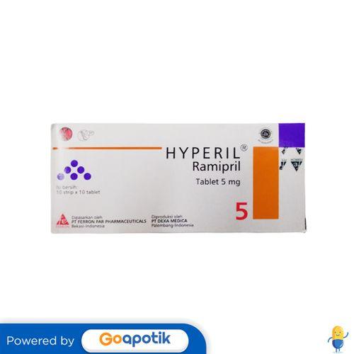 Gambar HYPERIL 5 MG BOX 100 TABLET dari Apotek Kosambi By GoApotik undefined Tokopedia