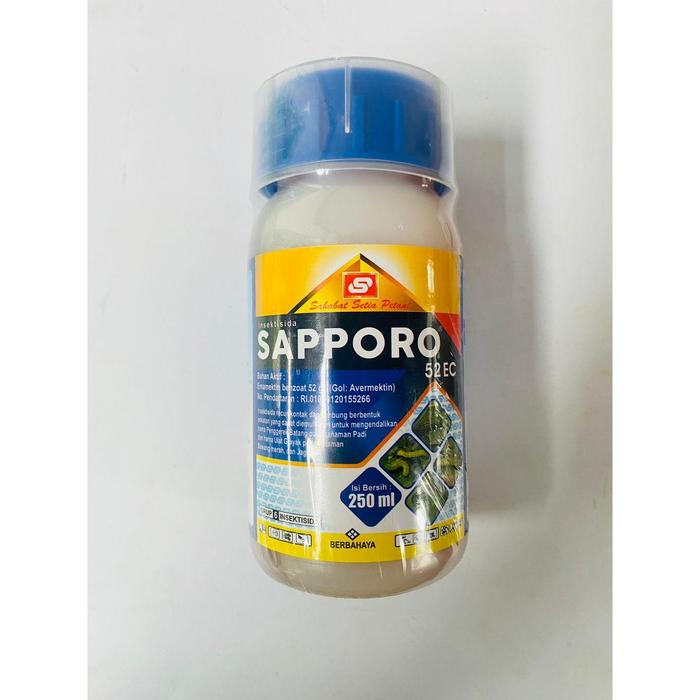 Gambar Insektisida SAPPORO 52EC isi 250ml untuk Pengendalian Ulat pada Tanaman Bawang Merah dari MULUR PERTANIAN undefined Tokopedia