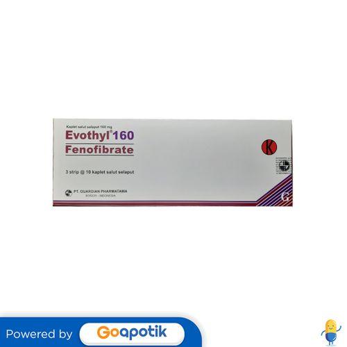 Gambar EVOTHYL 160 MG BOX 30 KAPLET dari Apotek Manjur Sehat by GoApotik undefined Tokopedia