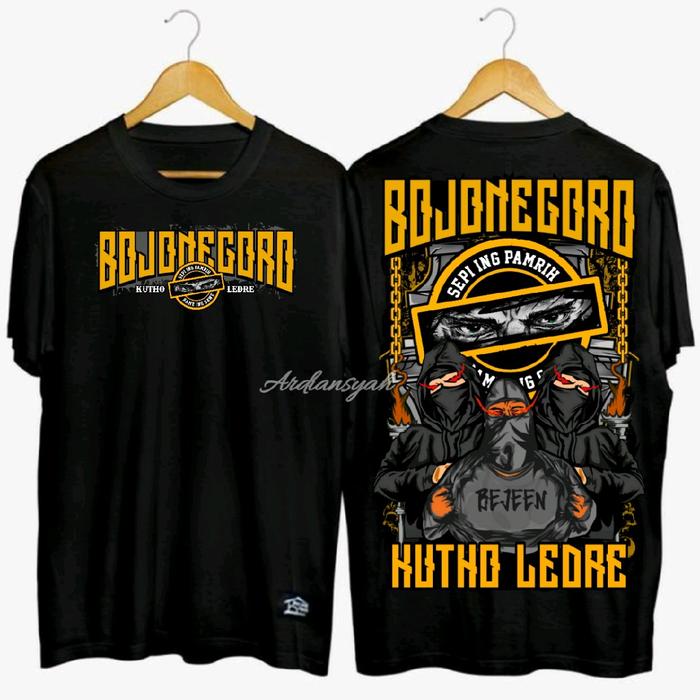 Gambar Kaos Bojonegoro kutho ledre Katun - Kaos hitam, M dari Ardiansyahgroup undefined Tokopedia