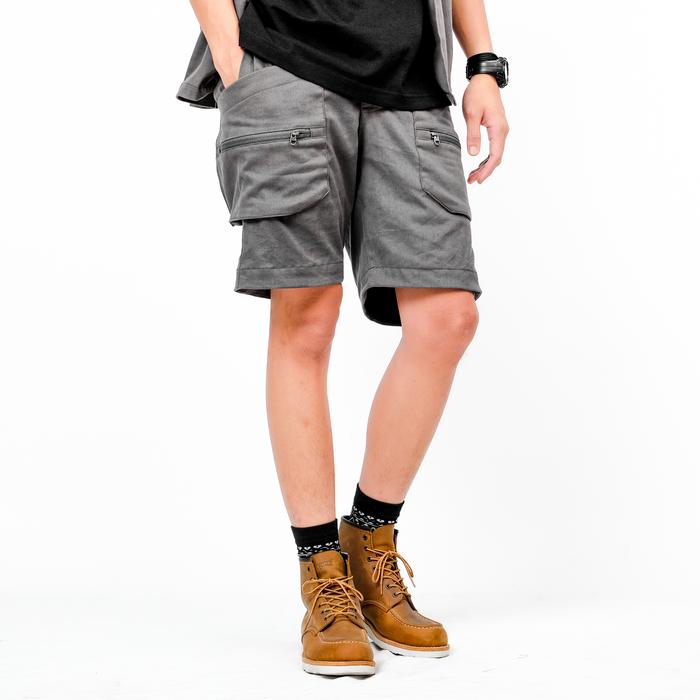 Gambar Bespoke Project - Celana Short Pants Roamer Unisex - Dark Grey, S dari Bespokeproject undefined Tokopedia
