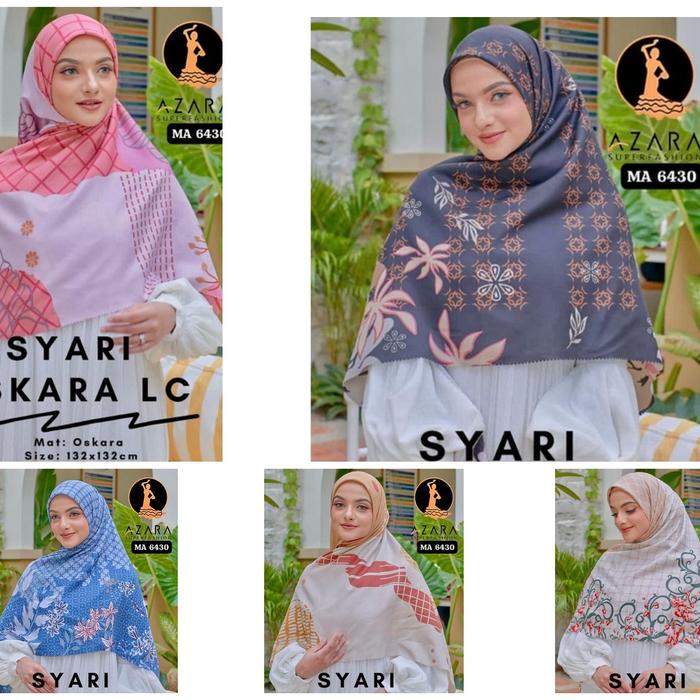Gambar HIJAB SEGI EMPAT JUMBO SYARI MOTIF VOAL AZARA OSKARA LC LASER CUT TIDAK LICIN 130 X 130 RANDOM KERUDUNG - RANDOM dari grosirslalu undefined Tokopedia