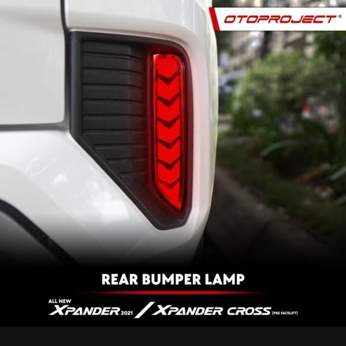 Gambar Otoproject - Rear Bumper Lamp Xpander Cross / A.N Xpander 2021 3 Function Red | Lampu Mata Kucing Xpander - RED dari Otoproject undefined Tokopedia
