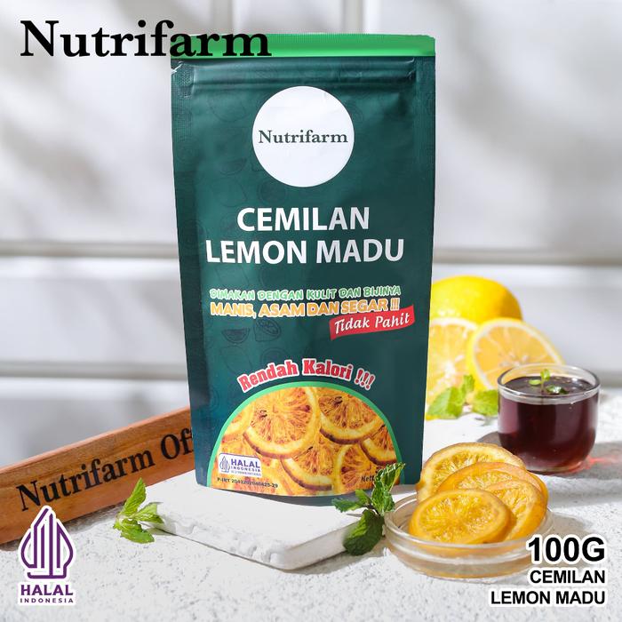 Gambar Nutrifarm Cemilan Lemon Dan Madu 100gr Manisan Lemon Manis Asam Dan Segar Original - 100 gr dari yesayahai undefined Tokopedia