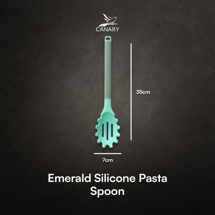 Gambar CANARY - Spatula Silikon Emerald Premium Food Grade Irus Sodet Sendok Pasta Sutil - CNR-SS008 - Sendok Pasta dari Canary Kitchenware undefined Tokopedia