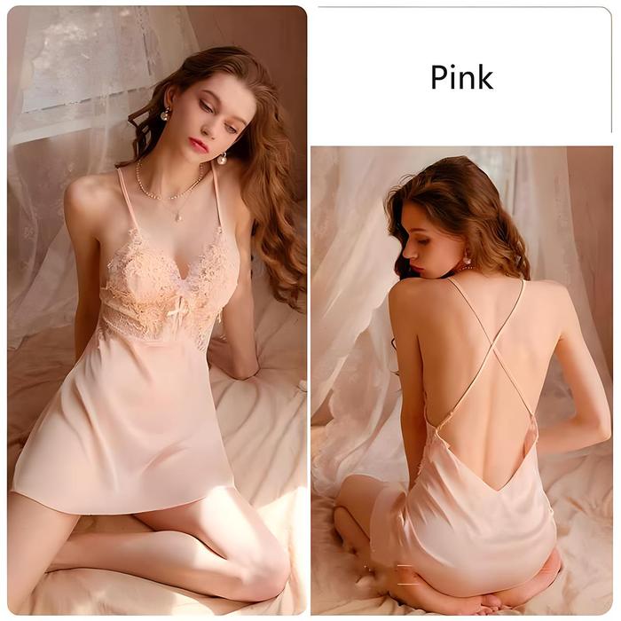 Gambar 9228 Luxlace dinas malam wanita sexy piyama sexy lingery sexy hot cosplay lingeri sexy hot baju transparan wanita sexy lingeri cosplay jumbo lengerie sexy g-string daster satin dalaman wanita sexy cosplay sexy hot - Pink, M dari LUX LACE WEAR undefined Tokopedia