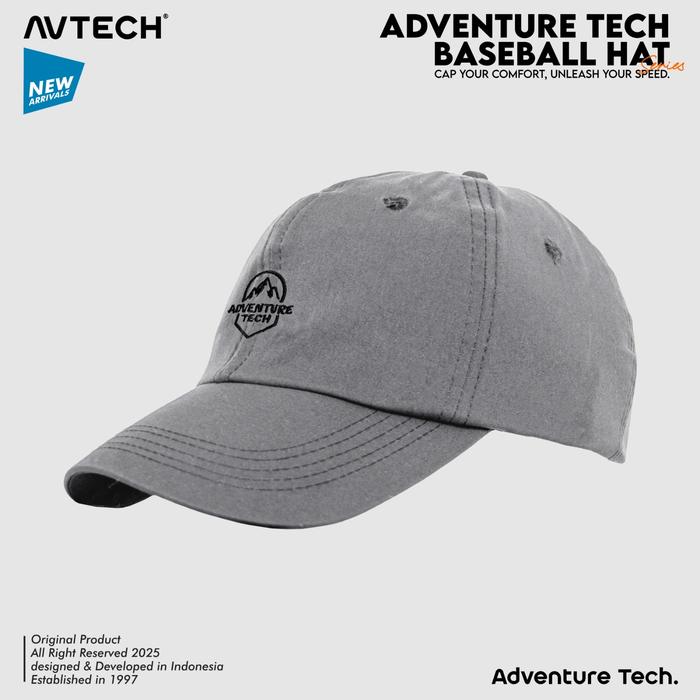 Gambar AVTECH - Topi Baseball Hat Caps Olahraga Outdoor Casual Lifestyle Urban All Size - ADVENTURE TECH - Abu - Abu dari Avtech Adventure Technology undefined Tokopedia